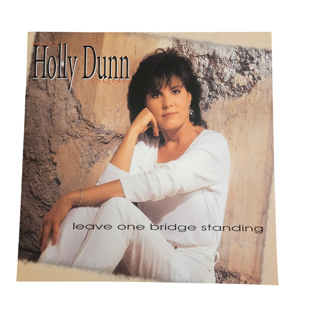 Holly Dunn Leave One Bridge Standing 12x12‎ Double Sided Flat Promo Poster 1997